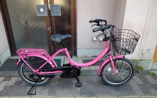 (本体のみ)YAMAHA PAS Babby[パス バビー]20吋電動アシスト自転車 内装3段/LEDライト/ピンクラズベリー