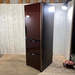 【全国送料無料】HITACHI 冷凍冷蔵庫 R-S3800GV　2016年製 美品】大阪送料無料☆3か月保障付き☆冷蔵庫☆3ドア☆2016年☆日立☆R