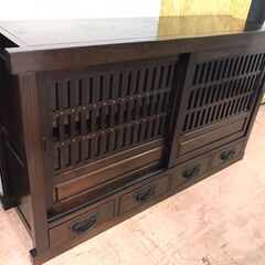 【愛品館八千代店】民芸家具　サイドボード