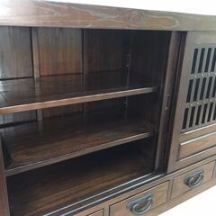 【愛品館八千代店】民芸家具　サイドボード