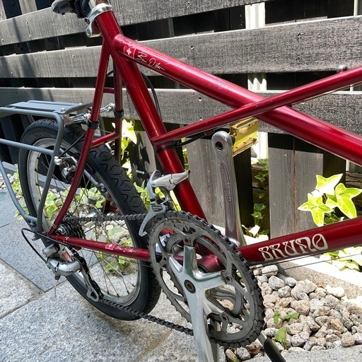 BRUNO  ベンチュラフラット　ミニベロ　ワイン色　20インチ　中古 BRUNO ベンチュラフラット ミニベロ ワイン色 20インチ 中古 【公式通販】