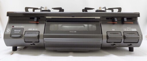 【恵庭】☆グリル未使用☆リンナイ　ガスコンロ　RT67JH-L　2020年製　LPガス　プッシュ式　水なし片面焼き　中古品　PayPay支払いOK！