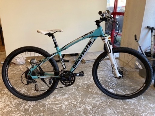 取引中【Bianchi KUMA 前後タイヤ・チューブ新品！】ディスクブレーキ