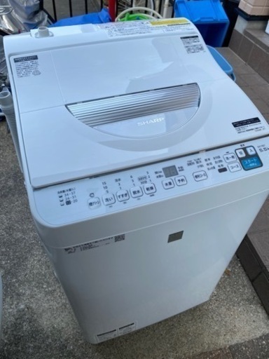 お薦め品‼️分解洗浄済み‼️シャープ洗濯乾燥機5.5/3.5kg 2020年