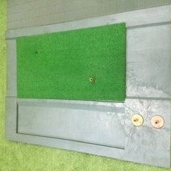 本格派！ゴルフ練習用マット　ストロングコンビセット