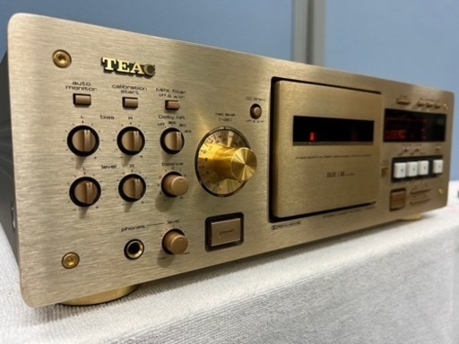 ■TEAC ティアック V-8030S カセットデッキ■リモコン(RC-557)付 カセットテープ音出し確認済み■ジ  ャンク品