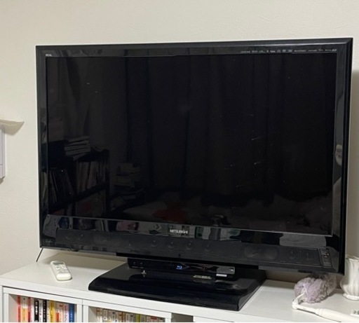 三菱テレビ40型　録画機能付き！