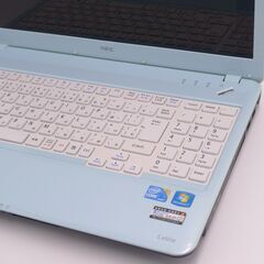 中古美品 新品高速SSD 15インチ 空色 ノートパソコン NEC PC-LS550CS6L Wi-Fi有 Core i5 4GB DVDRW 無線 Windows10 Office 即使用可 中古美品 新品高速SSD 15インチ 空色 ノートパソコン NEC PC-LS550CS6L