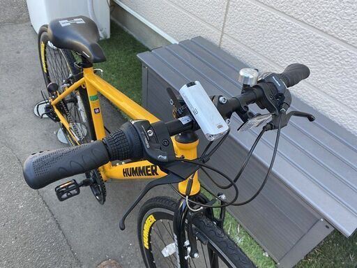 取引中□HUMMER(ハマー) クロスバイク 700c デープリム シマノ18段変速 