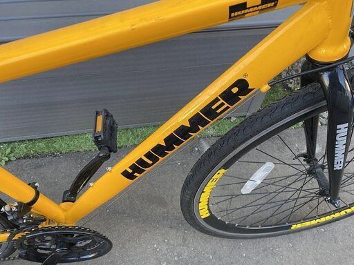 取引中□HUMMER(ハマー) クロスバイク 700c デープリム シマノ18段変速