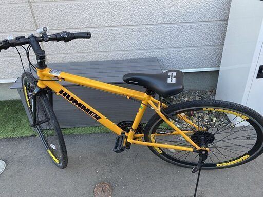 取引中□HUMMER(ハマー) クロスバイク 700c デープリム シマノ18段変速