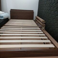 シングルベッド＋ベッドマット 2台あり