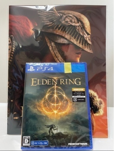 ELDEN RING PS4版(モバイルクリーンステッカー+【予約外付特典】アドベンチャーガイド＆マップポスター+他)