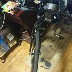 自転車　ハマークロスバイク　700C　ブラック