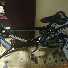 自転車　ハマークロスバイク　700C　ブラック