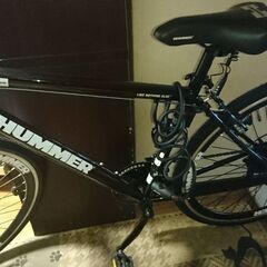 自転車　ハマークロスバイク　700C　ブラック