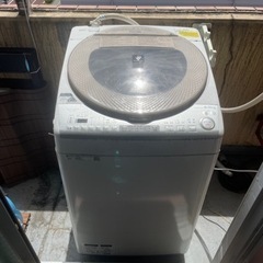 【ネット決済】SHARP 乾燥付洗濯機　ESTX8B 