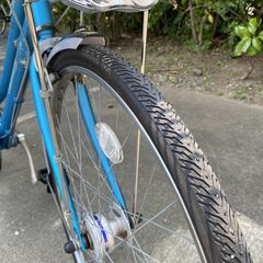 アルベルト　ブリヂストン　ベルトドライブ自転車26インチ　ブルー