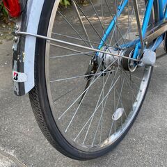 アルベルト　ブリヂストン　ベルトドライブ自転車26インチ　ブルー