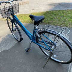 アルベルト　ブリヂストン　ベルトドライブ自転車26インチ　ブルー