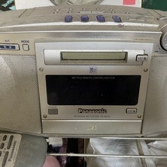 【お譲り先決定】Panasonic CD MD ラジオ AUX ...