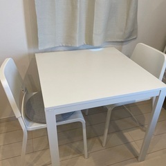 【ネット決済】IKEA ダイニングテーブルセット 4点セット