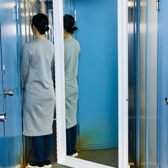 早い者勝ち　大型ミラー　高さ190-幅90-奥行15cm 