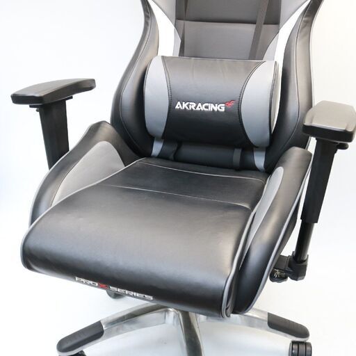 183) AKRACING エーケーレーシング Pro-X V2 ゲーミングチェア AKR-PRO-X/GREY/V2 グレイ