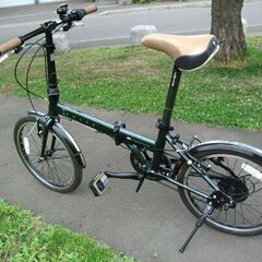 ROVER☆20インチ折りたたみ自転車☆緑☆AL-FDB207☆