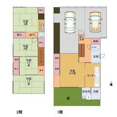 【駐車場2台可、ペット可】結城市5K戸建