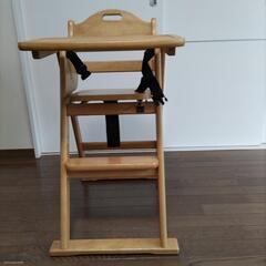 子供用木製椅子（お受け取り先が決定しました）