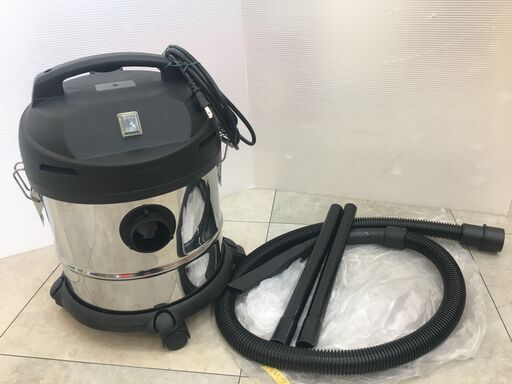 メーカー不明　バキュームクリーナー　20L　ホース、先端付　ブロアにも変更可能　中古品