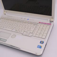 中古良品 15インチ Wi-Fi有 ノートパソコン 富士通 FMV AH53/C Core i3 4GB