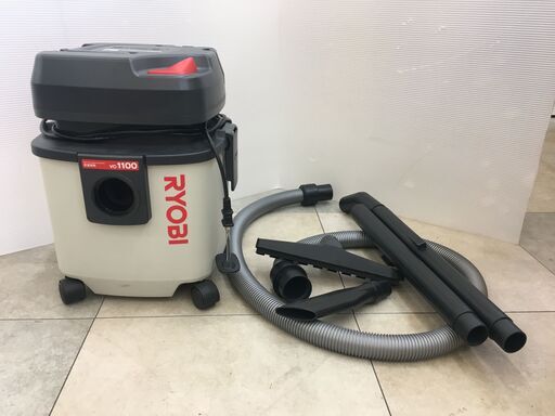 リョービ　VCー1100 乾湿両用集じん機　15L 他付属品付き 中古品