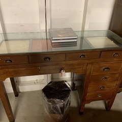 1910年代　アンティーク　レジ　ショーケース台