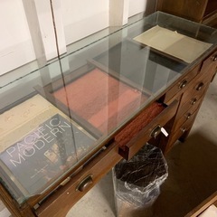 1910年代　アンティーク　レジ　ショーケース台