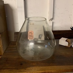 【ネット決済】吹きガラス　ドーム　プランター　金魚鉢　花器