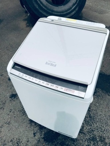ET32番⭐️ 8.0kg⭐️日立電気洗濯乾燥機⭐️ 2019年式