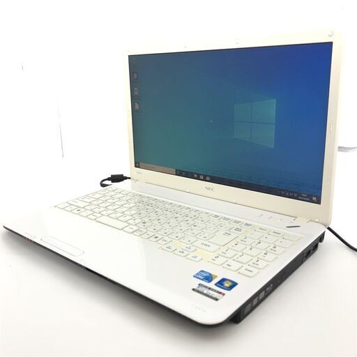 新品高速SSD-256GB ノートパソコン 15.6型 NEC PC-LS550DS6W 中古良品
