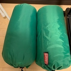 中古　コールマン　寝袋　２つ　パフォーマー2 C10  使用可能...