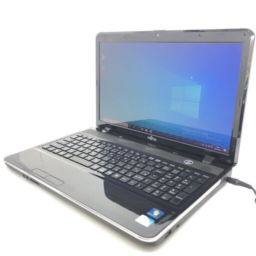 WiFi有 中古動作良品 15.6型 富士通 AH42/D ノートパソコン Pentium 4GB 320GB DVDマルチ 無線 webカメラ Windows10 Office