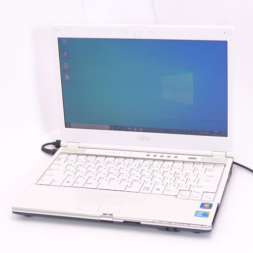 中古良品 日本製 高速SSD 13インチ ノートパソコン 富士通 SH54/C Wi-Fi有 Core i3 4GB DVDRW 無線 Windows10 Office済 即使用可