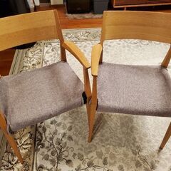 野上家具　ダイニングチェア2脚セット