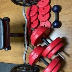 取引中】筋トレ用品 1式 値下げしました！