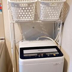 【中古・あげます】洗濯機（Panasonic）＆洗濯機ラック