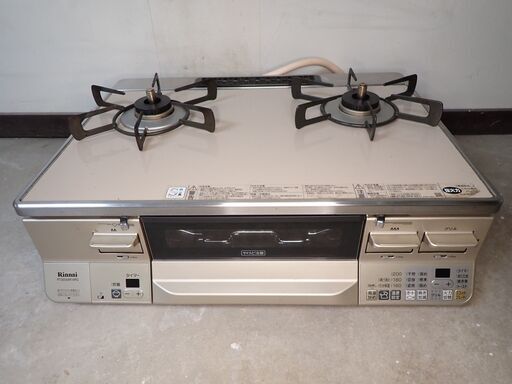 リンナイ ガスコンロ ラクシエ 2口 /右強火 /都市ガス12・13A RTS65AWK14RG-CR