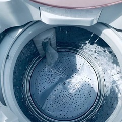 ③✨2017年製✨2631番 SHARP✨全自動電気洗濯機✨ES-GV8A-P‼️