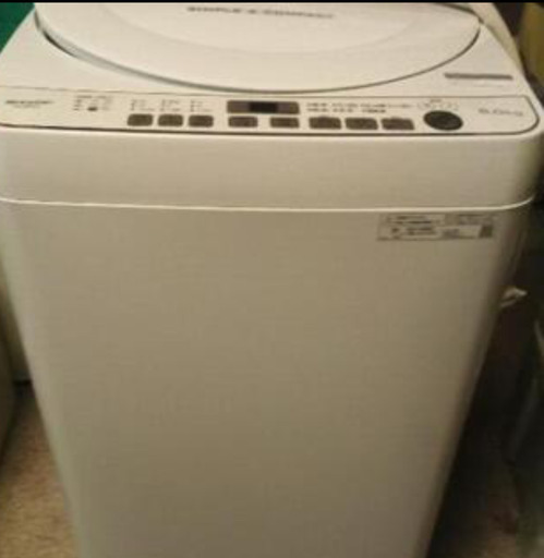 商談中！ＳＨＡＲＰ　全自動電気洗濯機　ＥＳ－Ｇ６０ＵＣ　２０１９年製　２０２４年まで保証有
