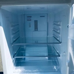 ④✨2019年製✨2466番 SHARP✨ノンフロン冷凍冷蔵庫✨SJ-D14E-W‼️