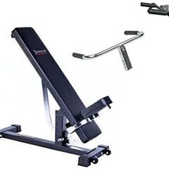 Ironmaster スーパーベンチPro用のチンアップバーとディップスハンドル